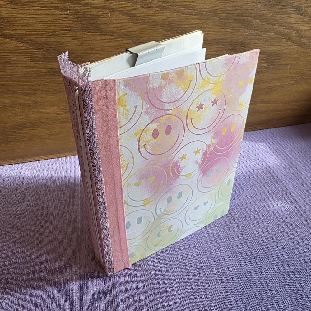 Handmade pastel girls Junk Journal Sketch Book Artist Journal
